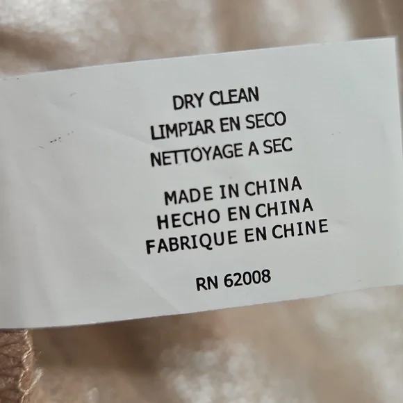 Metallic Cream Women's Jacket Size 10 - Picture 9 of 10